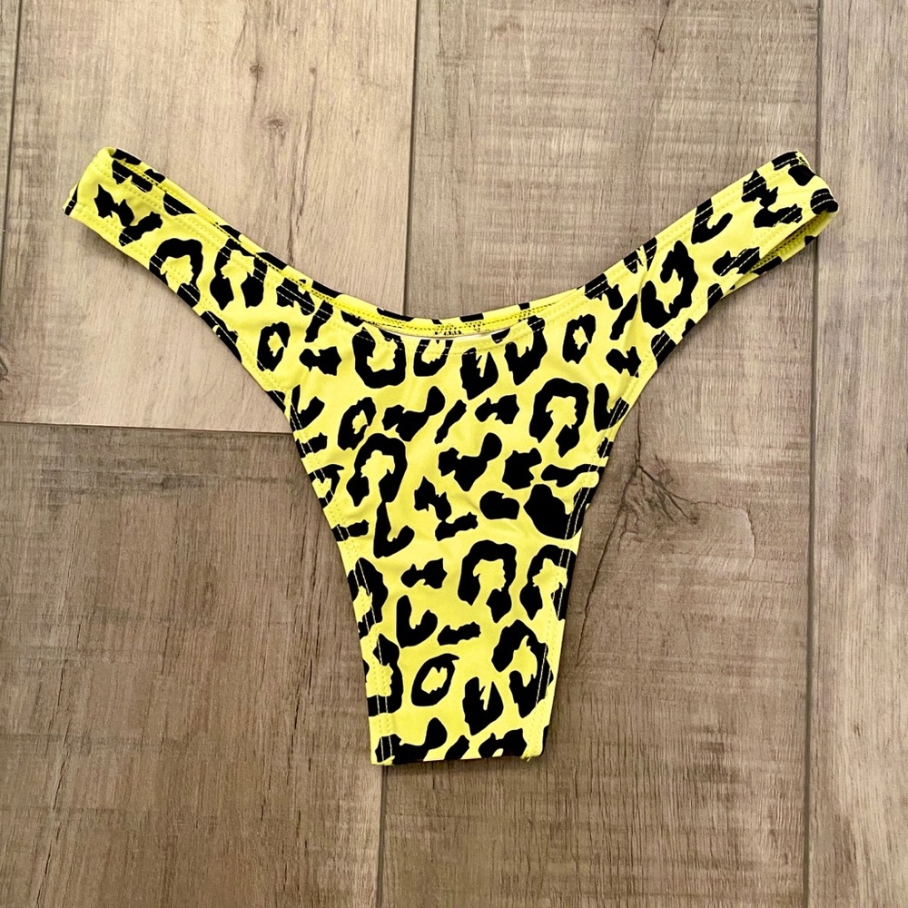 🔥New S/M leopard neon yellow bikini - Picture 7 of 7